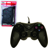 PS3 Controller Wired USB Ttx Black New