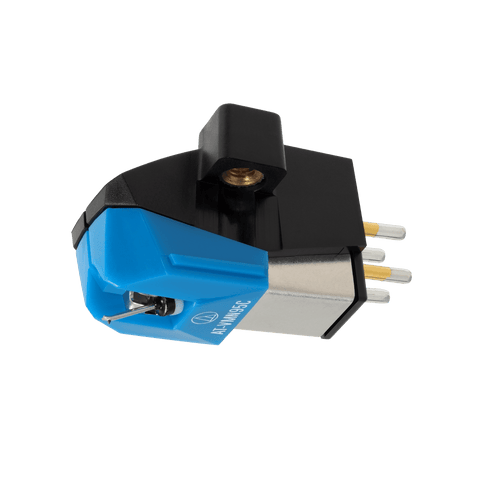 Audio-Technica AT-VM95C Dual Moving Magnet Blue Cartridge With Conical Stylus New