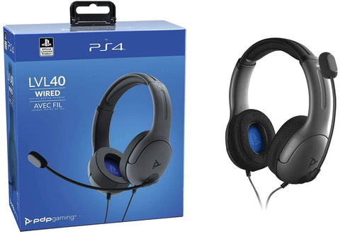 PS4 Headset Wired PDP LVL 40 Stereo New