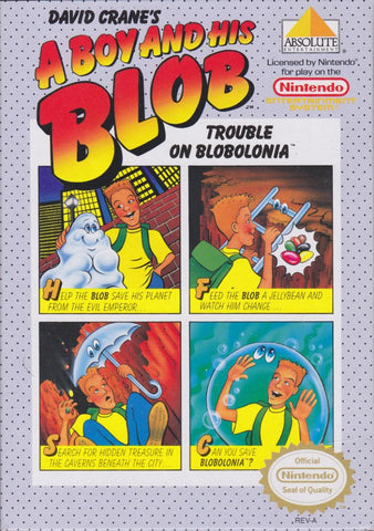 A Boy and His Blob Trouble on Blobolonia NES
