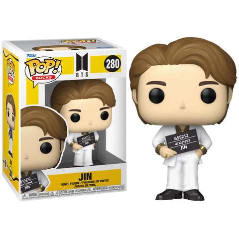 Funko Pop Rocks BTS Jin New