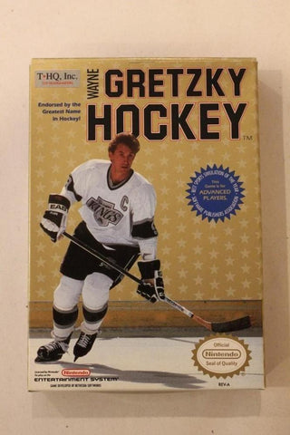 Wayne Gretzky Hockey White Jersey Cover NES Used Cartridge Only