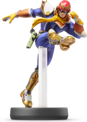 Amiibo Super Smash Bros Captain Falcon Used