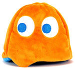 Pac Man Orange Ghost Plush (Clyde) Reversible Plush New