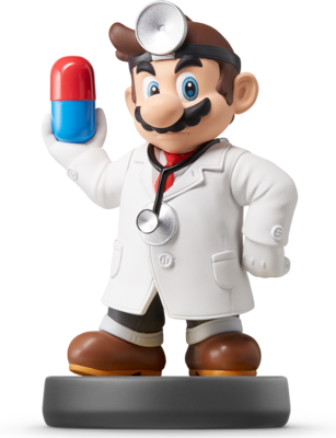 Amiibo Super Smash Bros Dr. Mario Used