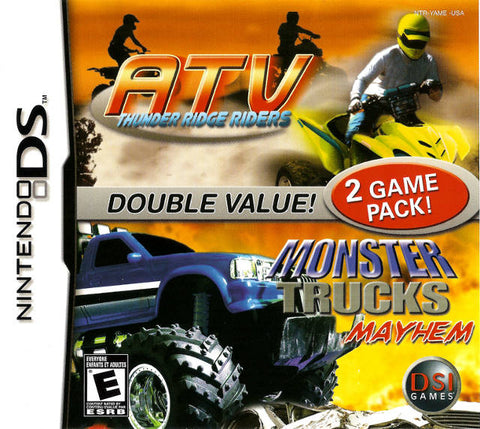 ATV Monster Truck Double Pak DS Used Cartridge Only