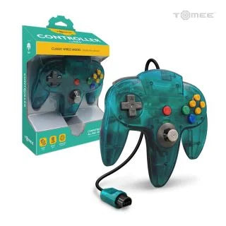 N64 Controller Tomee Blue Transparent New