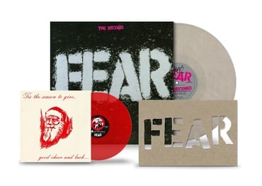 Fear  - The Record (White Grey Translucent With 7" Red) Vinyl New