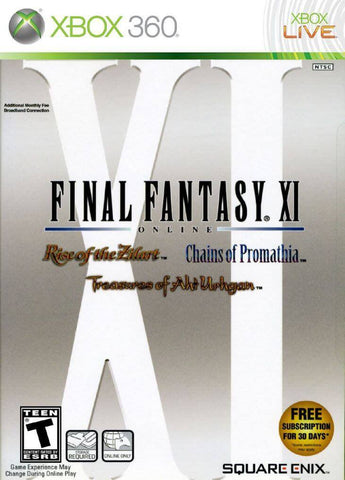 Final Fantsy XI Online Only 360 Used