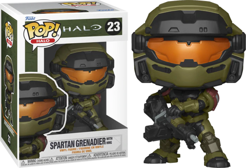 Funko Pop Halo Spartan Grenadier With HMG New