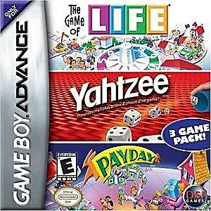 Game Of Life Yahtzee Payday Gameboy Advance Used Cartridge Only