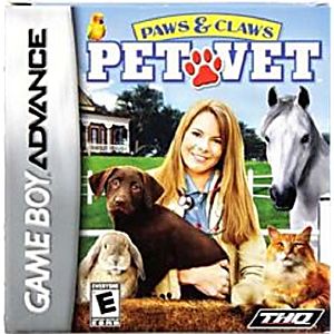 Paws & Claws Pet Vet Gameboy Advance Used Cartridge Only