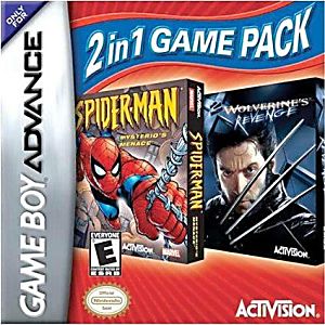 Spider-Man Mysterios Menace X-2 Wolverines Revenge Double Pack Gameboy Advance Used Cartridge Only
