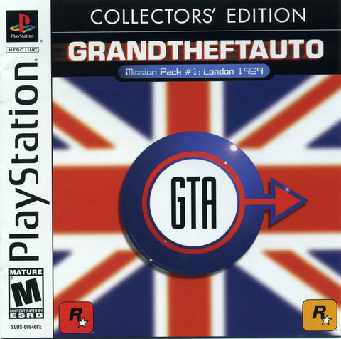 Grand Theft Auto London Add On Collectors Edition PS1 Used