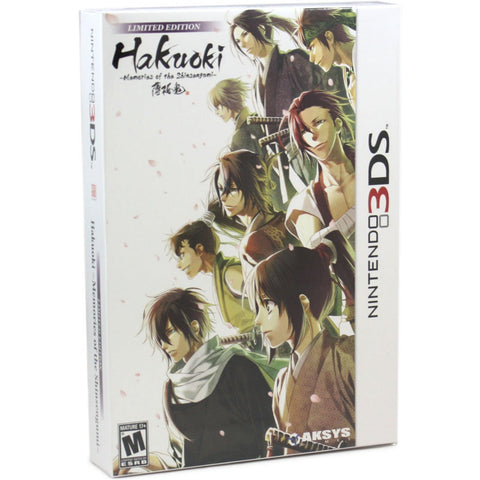 Hakuoki Memories Of The Shinsengumi Limited Edition 3DS Used