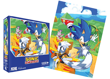 Sonic The Hedgehog 1000 Piece Puzzle New