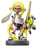 Amiibo Splatoon Inkling Yellow Used