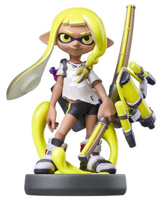 Amiibo Splatoon Inkling Yellow Used