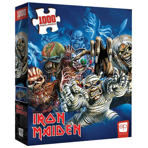 Iron Maiden The Faces of Eddie 1000 Piece Puzzle New