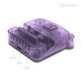 Switch Dock Hyperkin Retron S64 Purple New