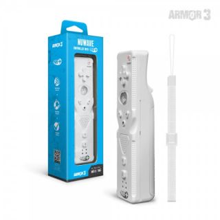 Wii Controller Wiimote Armor3 NuWave Nu+ White New