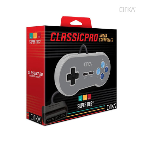 SNES Controller Cirka Classic Pad Wired New