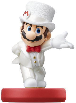 Amiibo Super Mario Mario Wedding Outfit Used