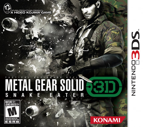 Metal Gear Solid Snake Eater 3D 3DS New