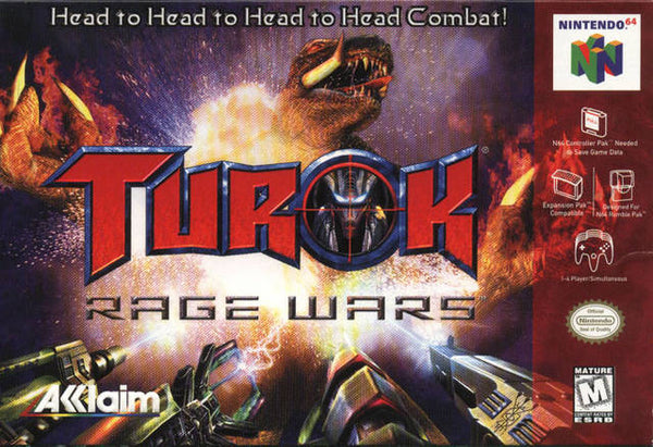 Turok Rage Wars N64 Used Cartridge Only Iceman Video Games