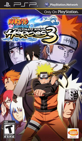 Naruto Shippuden Ultimate Ninja Heroes 3 PSP Used