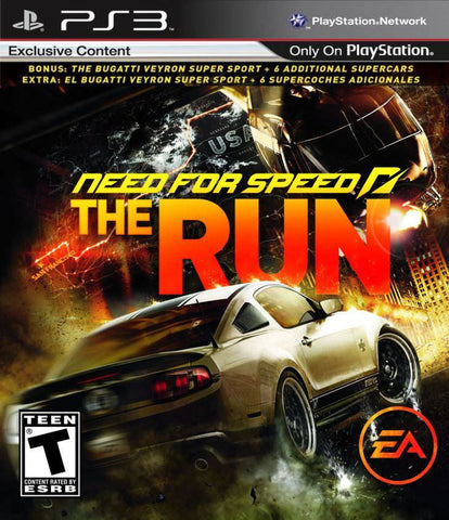 Need For Speed The Run PS3 Used