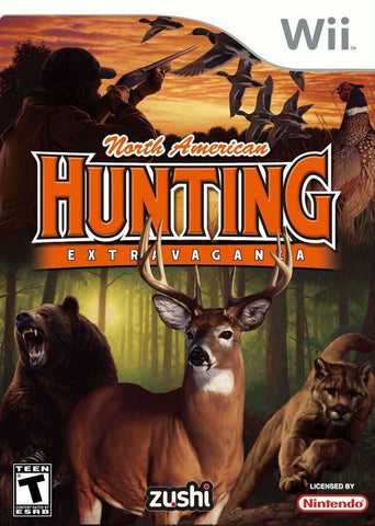 North American Hunting Extravagaza Wii Used