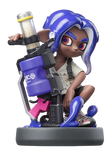 Amiibo Splatoon Octoling Blue Used