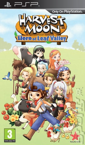 Harvest Moon Hero Of Leaf Valley Import (Small Tear In Shrink Wrap) PSP New