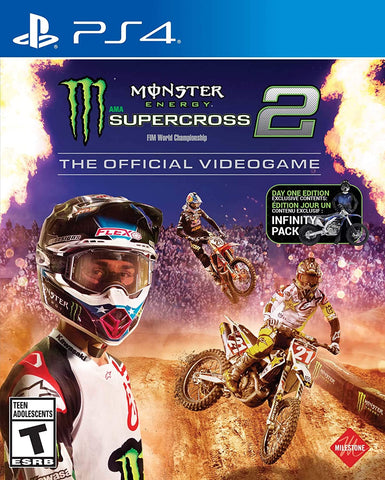 Monster Energy Supercross 2 PS4 New
