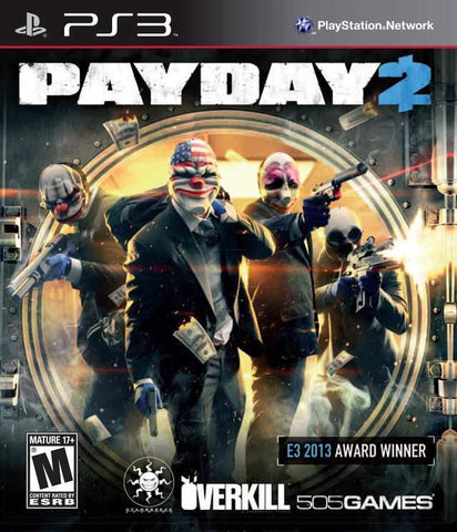 Payday 2 PS3 New