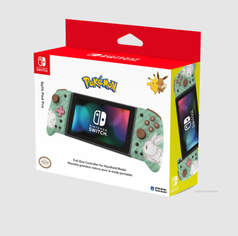 Switch Controller Split Pad Pro Hori Pikachu And Eevee New