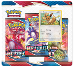 Pokemon Battle Styles 3 Pack With Eevee Card & Coin