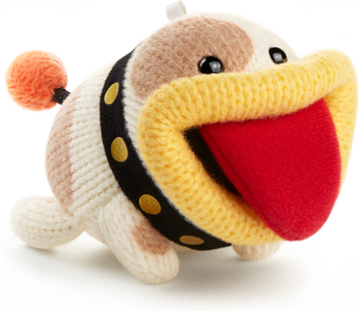 Amiibo Yoshis Woolly World Yarn Poochy Used
