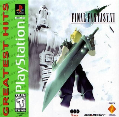 Final Fantasy VII Greatest Hits PS1 Used