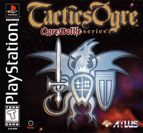 Tactics Ogre No Manual PS1 Used