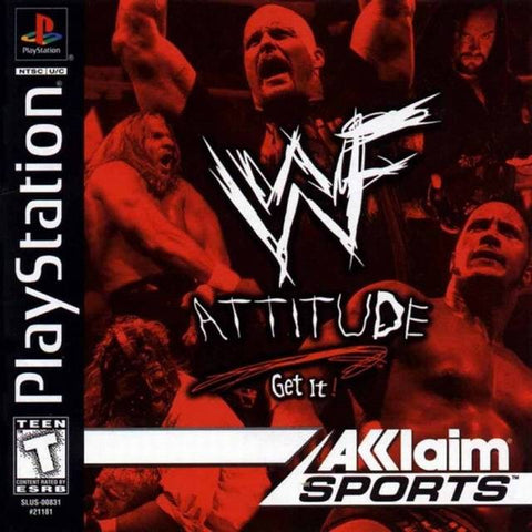 WWF Attitude PS1 Used