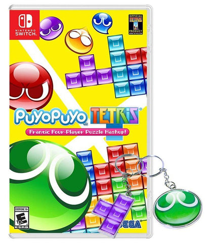 Puyo Poyo Tetris Launch Edition With Keychain Switch Used