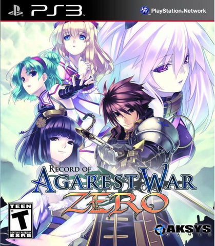 Record Of Agarest War Zero PS3 Used