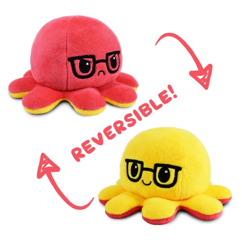 Reversible Octopus Mini Glasses Plush New