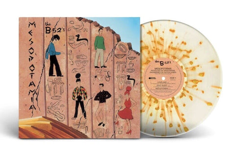 B-52s - Mesopotamia (Ultra Clear With Orange Splatter) Vinyl New