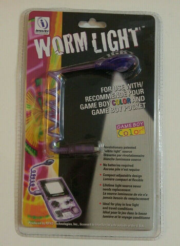 GameBoy Color Worm Light Assorted Colours New
