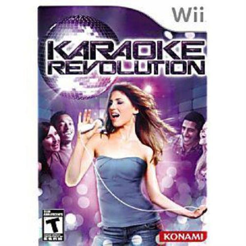 Karaoke Revolution Mic Required Wii Used