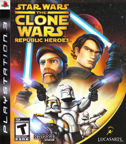 Star Wars Clone Wars Republic Heroes PS3 Used