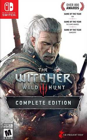 Witcher 3 Wild Hunt Complete Edition No Bonus Items Switch Used